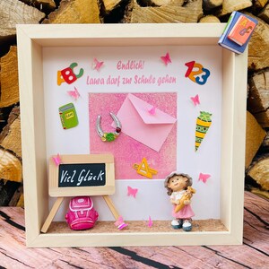 Personalisiertes kreatives Geldgeschenk zum Schulanfang
