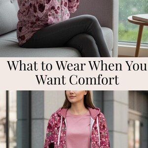 Feminine Floral Hoodie Womens Zip Sweatshirt Botanical Pattern Jacket Stylish Outerwear Casual Layer Blooming Design Fashion Statement Comfortable Daily Wear Versatile Wardrobe Addition Pretty Clothing Option Perfect Gift Idea Special