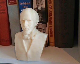 WEB DuBois-buste Zwart Bevrijding Amerikaanse geschiedenis Afro-Amerikaanse leiders Burgerrechten Burgeroorlog Pan-Afrikaans antiracistisch Marxistisch historisch