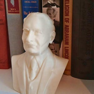 Bust of Heideggar | Handcrafted Philosopher Statue | Heidegger Bust for Study Room Decor | Unique Philosophy Gift for Thinkers & Scholars