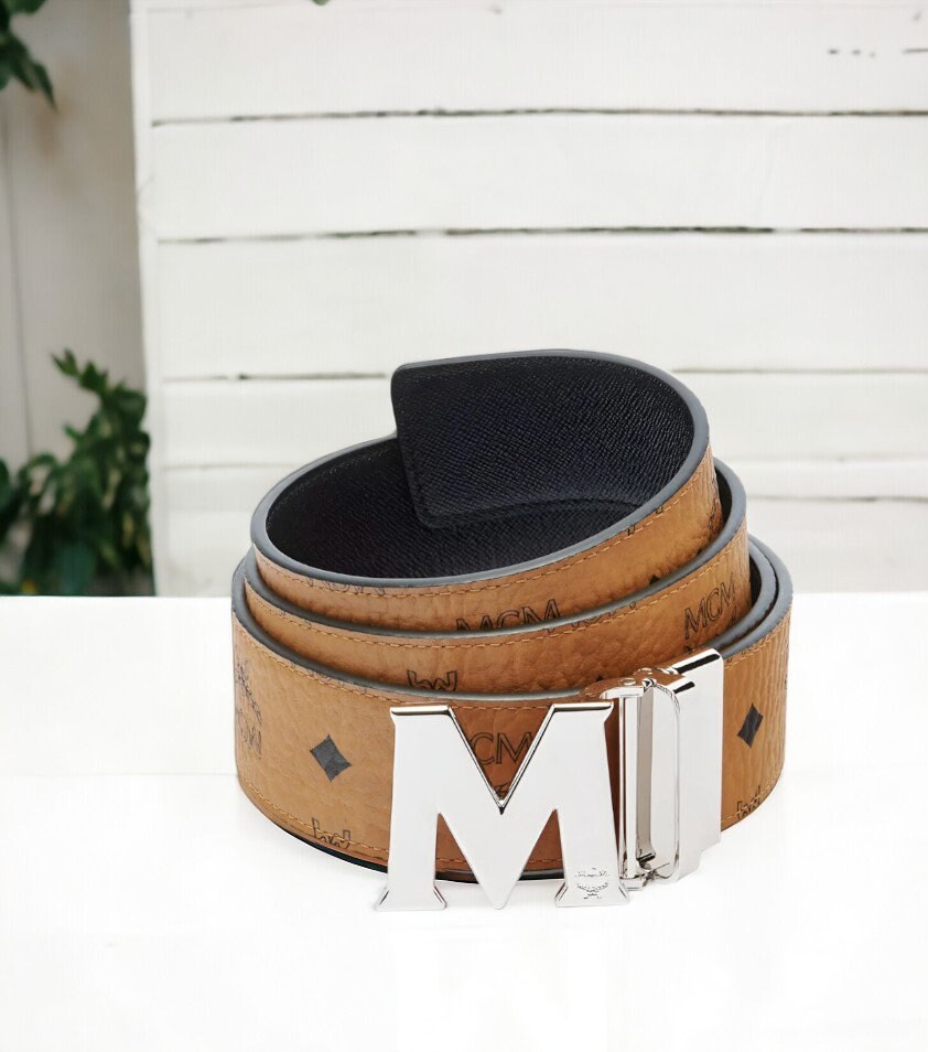 designer belt mcm