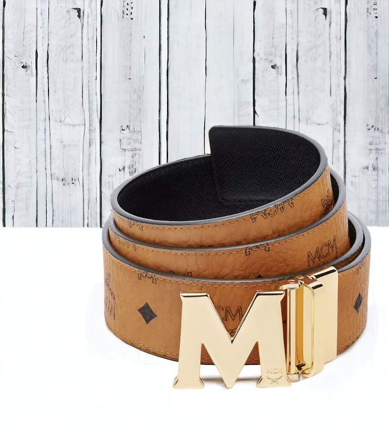 designer belt mcm
