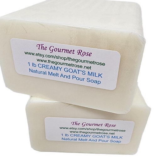 CREAMY GOAT'S MILK Soap Melt and Pour Base Goat Goats Etsy