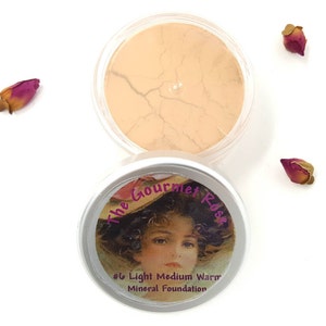 ライト ミディアム ウォーム #6 ファンデーション シアー ベア オリーブ アンダートーン ミネラル アクネカバー ナチュラル マット ミネラル メイクアップ フルサイズ リフィル サンプルジャー