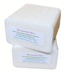 18 Lb Raw SHEA BUTTER SOAP Base Melt and Pour Base Vegan -  Finland