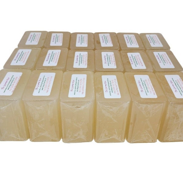 18 lb CLEAR MELT And POUR Soap Glycerin Base Glycerine 100 All Natural Wholesale Bulk SLs FRee No Detergents
