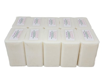 10 lb or 18 lb LOW SWEAT WHITE Melt And Pour Soap Base Glycerin Glycerine 100 All Natural Wholesale Bulk SLs FRee No Detergent Rspo Palm Oil