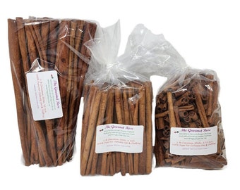 2.75/6/10" CASSIA CINNAMON STICKS Inch Bark Garnish Wreaths Garland Potpourri Sachet Apple Cider Hot Chocolate Craft Crafting Bulk Wholesale