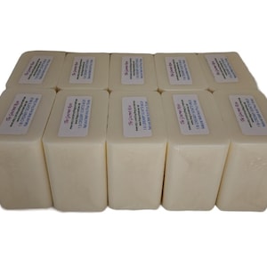 10 lb 18 lb CREAMY GOAT'S MILK Soap Melt and Pour Base Goat Goats Glycerine 100% All Natural Sustainable Wholesale Bulk Do It Yourself Craft