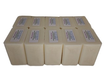 10 lb 18 lb CREAMY GOAT'S MILK Soap Melt and Pour Base Goat Goats Glycerine 100% All Natural Sustainable Wholesale Bulk Do It Yourself Craft