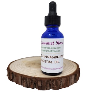 1 oz CINNAMON BARK ESSENTIAL Oil Ceylon 100% Pure Undiluted Uncut Aromatherapy Therapeutic Grade Purifying Stress Mood Appetite Breath 30 ml