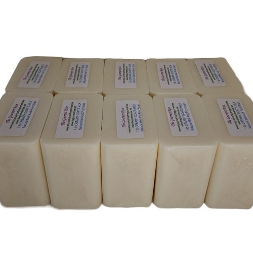 10 Lb CREAMY GOAT'S MILK Melt and Pour Soap Base Goats Etsy