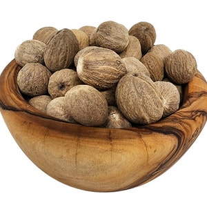 4 oz NUTMEG ORGANIC WHOLE Spice Gourmet Culinary Food Grade Fresh Cake Baking Dessert Decoration Cooking Simmer Pot Potpourri 1 oz 2oz