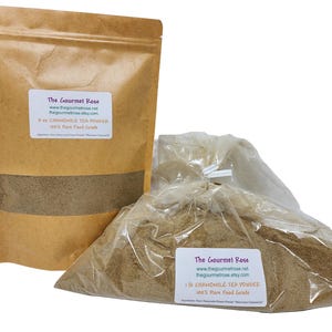 1 lb CHAMOMILE FLOWER POWDER Tea Loose Dried Dry Herbal German Egyptian Relaxing Calming Flowers Bulk Wholesale Biodegradable Packaging 8 oz