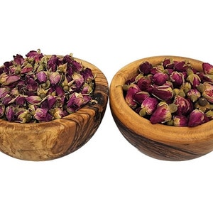 1 oz TINY ROSE BUDS Organic Red Pink Purple Miniature Small Whole Dried Dry Tea Boutons Rosebuds Culinary Baking Cooking Flowers Potpourri
