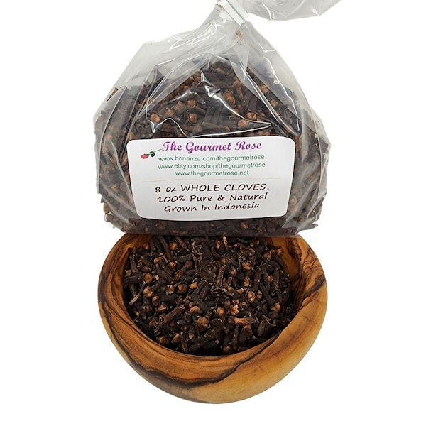 1 lb WHOLE CLOVES MADAGASCAR Gourmet Culinary Food Grade Bulk Wholesale Baking Dessert Spice Cooking Clove Simmer Pot Fall Potpourri 8 oz