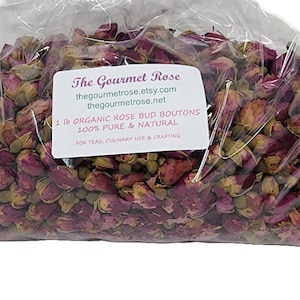 Organic Dried Rose Buds rosa Damascena From the Bulgarian Rose Valley 