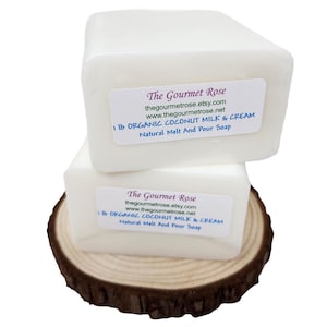 Coconut Milk Cream Melt And Pour Soap Base All Natural