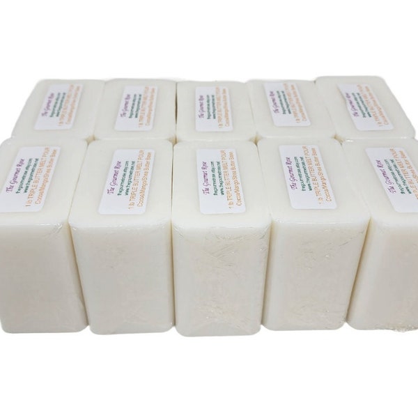 10 Pfund TRIPLE BUTTER SOAP Base Melt And Pour Kakao Mango Shea Natürliche Vegan Keine SLs Sulfate Frei Non Gmo Zertifiziert Nachhaltige Großhandel Bulk