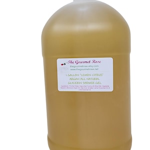 CITRUS ARGAN SEIFE Flüssige Körper waschen Duschgel Zitrone Limette Alle natürliches reines marokkanisches Öl Luxus Bad Gesicht Handreiniger Großhandel Gallone