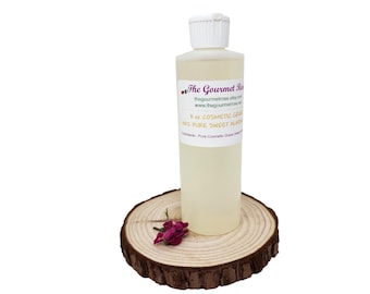 SWEET ALMOND OIL Pure Cosmetic Grade Massage Carrier Oil Makeup Skin Care Lip Balm Soap Lotion Supply Wholesale Bulk 1 lb 2 lb 8 oz 16 oz