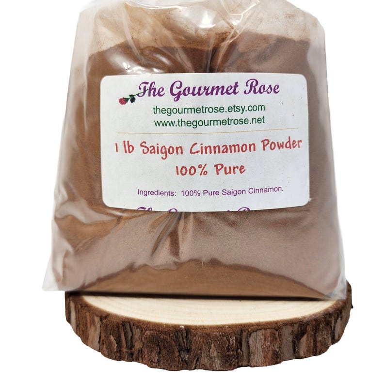 1 lb SAIGON CINNAMON POWDER 5% Oil Cinnamomum Loureiroi Vietnam Vietnamese Gourmet Baking Desserts Garnish Cooking Pho Bulk Wholesale 16 oz image 2