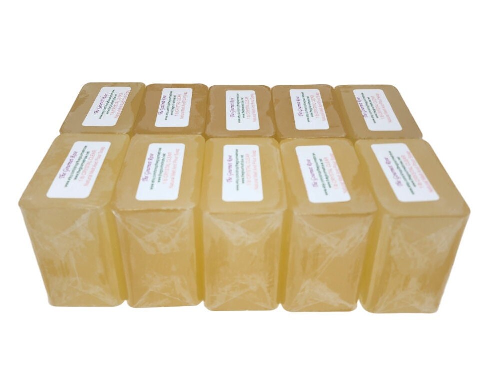 500 Gm Crystal Clear Soap Base Melt and Pour Soap Base Glycerin Transparent  Soap Base