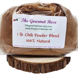 1 lb CHILI SEASONING BLEND Spice Mix Homemade Beans Wholesale Bulk Cumin Oregano Pepper Garlic Dried Wildcrafted Dry Culinary Cooking Kosher