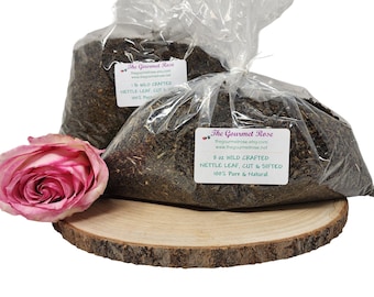 1 lb ORGANIC NETTLE CERTIFIED Tea Leaf Kosher Dried Dry Cut Loose Stinging Wild UsA Grown Herbs Herbal Supplement Bulk Wholesale 8 or 16 oz