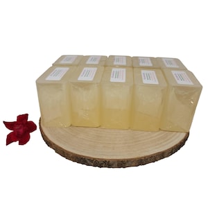 PRZEŹROCZYSTA BAZA MYDŁA Rozpuść i wlej Gliceryna 100% naturalna Sprzedaż hurtowa Bez SL Bez detergentów Zrób to sam 10 funtów 18 funtów