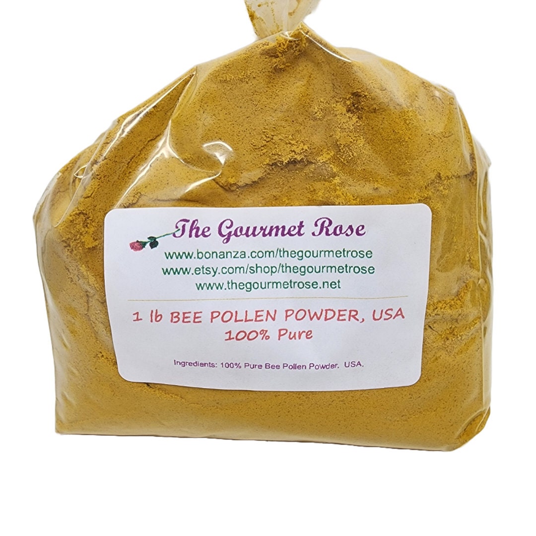 1 Lb ORGANIC BEE POLLEN Powder Wild Crafted Usa Premium Prime Etsy
