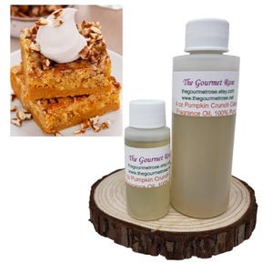 PUMPKIN CRUNCH CAKE Olejek zapachowy Realistyczny zapach do jedzenia w pomieszczeniu Zimny proces gorącego roztapiania i wlewania mydła Ciało Wosk sojowy Świeca Bez ftalanów 1 uncja 4 uncje