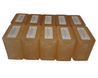 10 lb HONEY SOAP BASE Melt and Pour Grade A Glycerin Base Glycerine 100% All Natural Pure Wholesale Bulk sls Free No Detergent Biodegradable