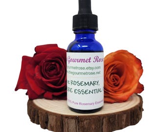 1 oz ROSEMARY ESSENTIAL Oil 100% Pure Undiluted Uncut Aromatherapy Therapeutic Grade Steam Distilled Rosmarinus Leaf Diffuser Hair Care UsA