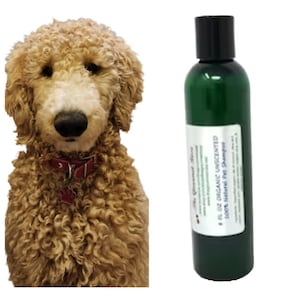 8 oz NATURAL PET SHAMPOO Dog Cat Horse All Natural Pure Vegan Soap Bath Wash Animal Cleanser Unscented Peppermint Orange Lavender Lemongrass