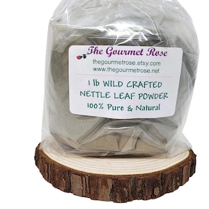 1 lb ORGANIC NETTLE LEAF Powder Tea Dried Dry Stinging Wild Crafted Certified Kosher Herbs Herbal Health Supplement Bulk Wholesale UsA 16 oz