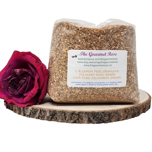 1 lbs GEtrocknete Zitronenschale Granulat Schale Rinde reine Hochöl Kochzusätze Lebensmittelqualität Tee Kulinarisches Backen frischer Ersatz Massengroßhandel USA