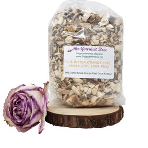 1 lb BITTER ORANGE PEEL Small Cut Seville Zest Dried Dry Culinary Rind Cut Bitters Beer Additive Food Brewing Tea Cooking Crafting Potpourri