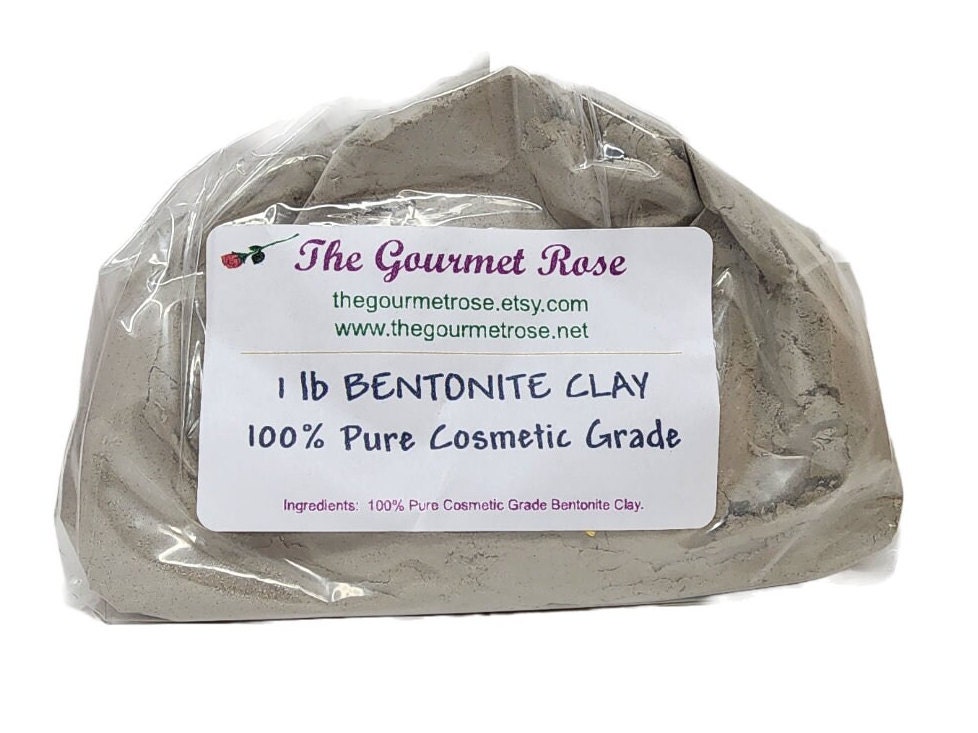 1 or 2 Lb ORGANIC BENTONITE CLAY Pure Remedy Body Wrap Etsy