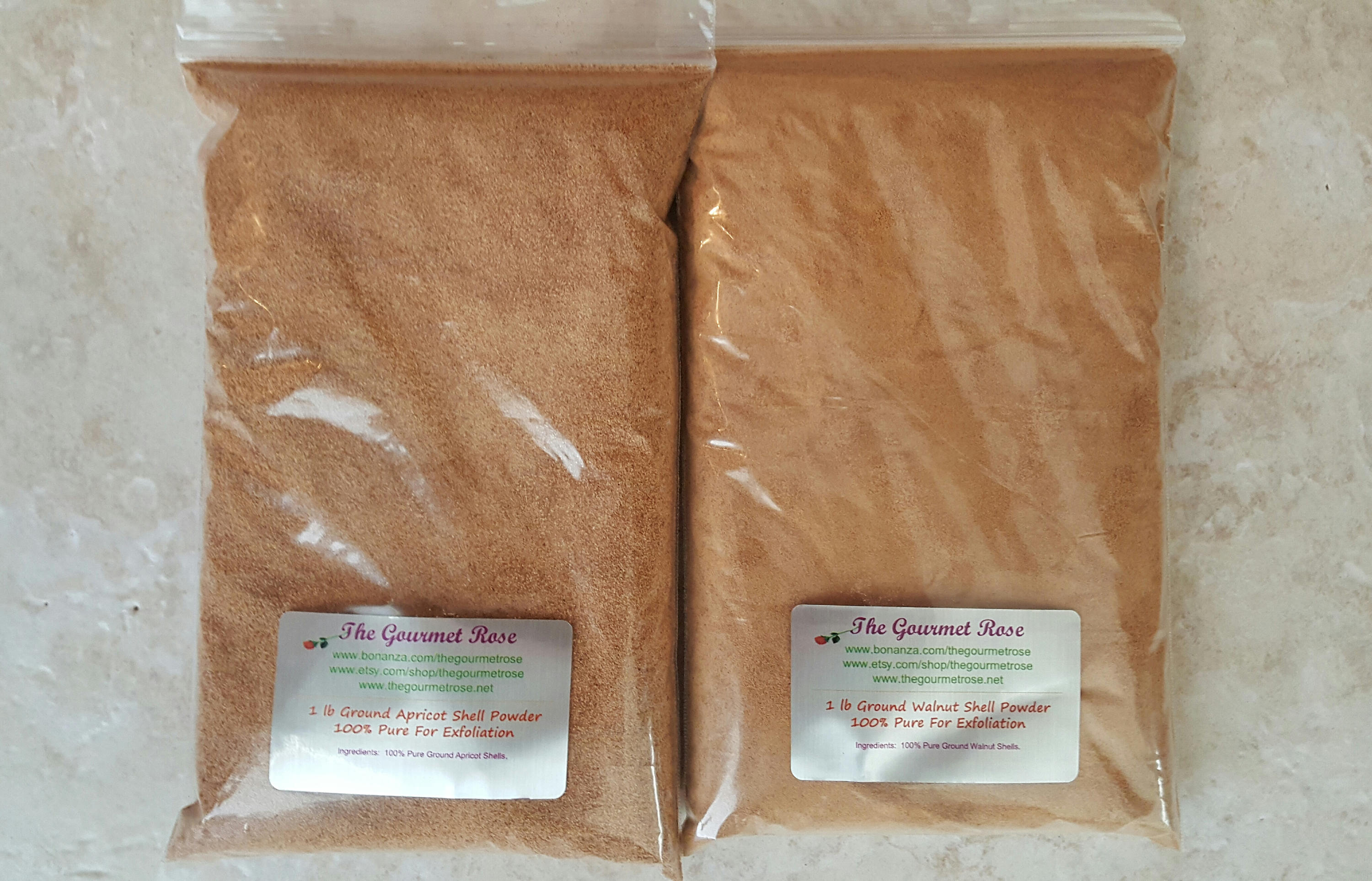 1 or 3 Lb APRICOT or WALNUT SHELL Ground Pit Kernel Powder Etsy
