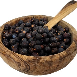 1 oz BAYAS DE ENEBRO AZUL Té Baya Seco Natural Diurético Popurrí Baño Inmune Salud Inmunidad Gripe Hierbas Hungria Gin Sabor Culinario