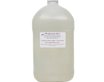 1 GALLON HAZEL DE SORCIÈRE Toner Distillat d'hamamélis Virginiana Visage à base de plantes 100 % Astringent naturel en gros En gros Sans Sans alcool