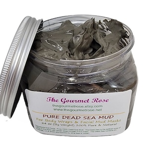 24 oz DEAD SEA MUD Professional Spa Grade Body Wrap Face Facial Purifying 100% Pure All Natural Detox Detoxification Mask All Skin Bulk