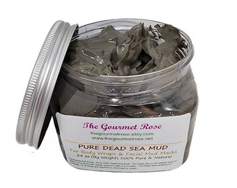 24 oz DEAD SEA MUD Professional Spa Grade Body Wrap Face Facial Purifying 100% Pure All Natural Detox Detoxification Mask All Skin Bulk