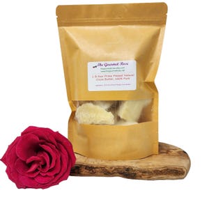 450 g ORGANISK KAKAOSMÖR Oraffinerat Rå Prime Pressat Rent 100 % Helt Naturligt Gyllengult Body Butter Lotion Tvål Chokladdoft 473 ml