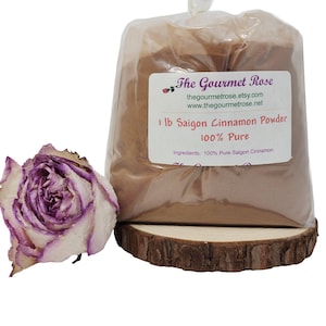 1 lb SAIGON CINNAMON POWDER 5% Oil Cinnamomum Loureiroi Vietnam Vietnamese Gourmet Baking Desserts Garnish Cooking Pho Bulk Wholesale 16 oz image 1