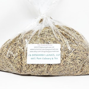 1 lb ROSEMARY LEAF WHOLE Wild Crafted Dried Dry Culinary Food Seasoning Tea Herbs Spice Baking Cooking Kosher Certified Bulk Wholesale