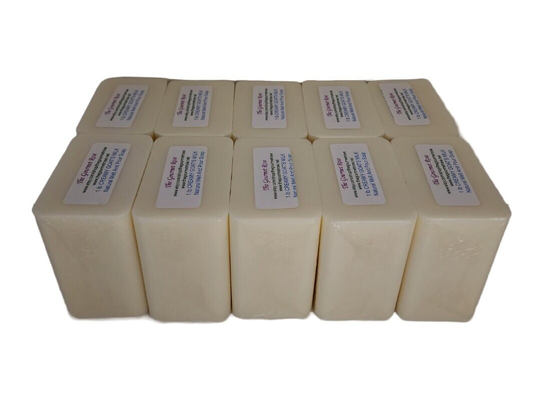10 Lb or 18 Lb GOATS MILK SOAP Base Melt and Pour Goat Goat's Glycerine