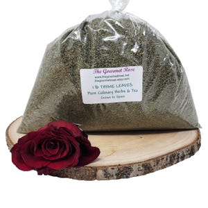 1 lb THYME LEAF CUT Dried Wild Crafted Dry Culinary Food Seasoning Tea Herbs Spice Baking Cooking Kosher German Garden Common Bulk Wholesale