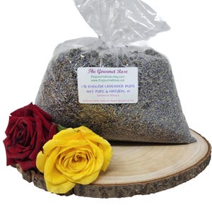 1 libbra di GEMME DI LAVANDA INGLESE Tè Commestibile Ultra Super Blu Fiori Secchi Granelli di Potpourri Bustine Lavandula Francia All'ingrosso 1° Grado #1